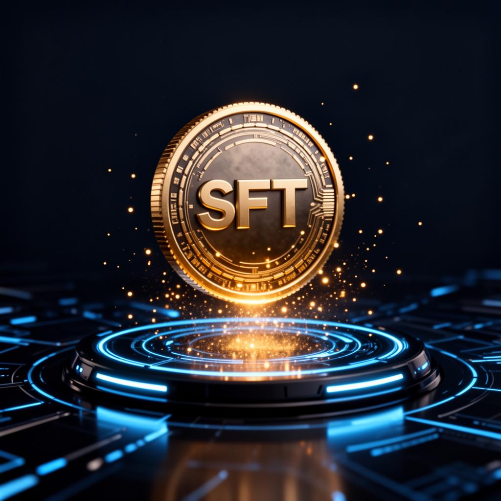 SFT token floating on holographic DeFi platform
